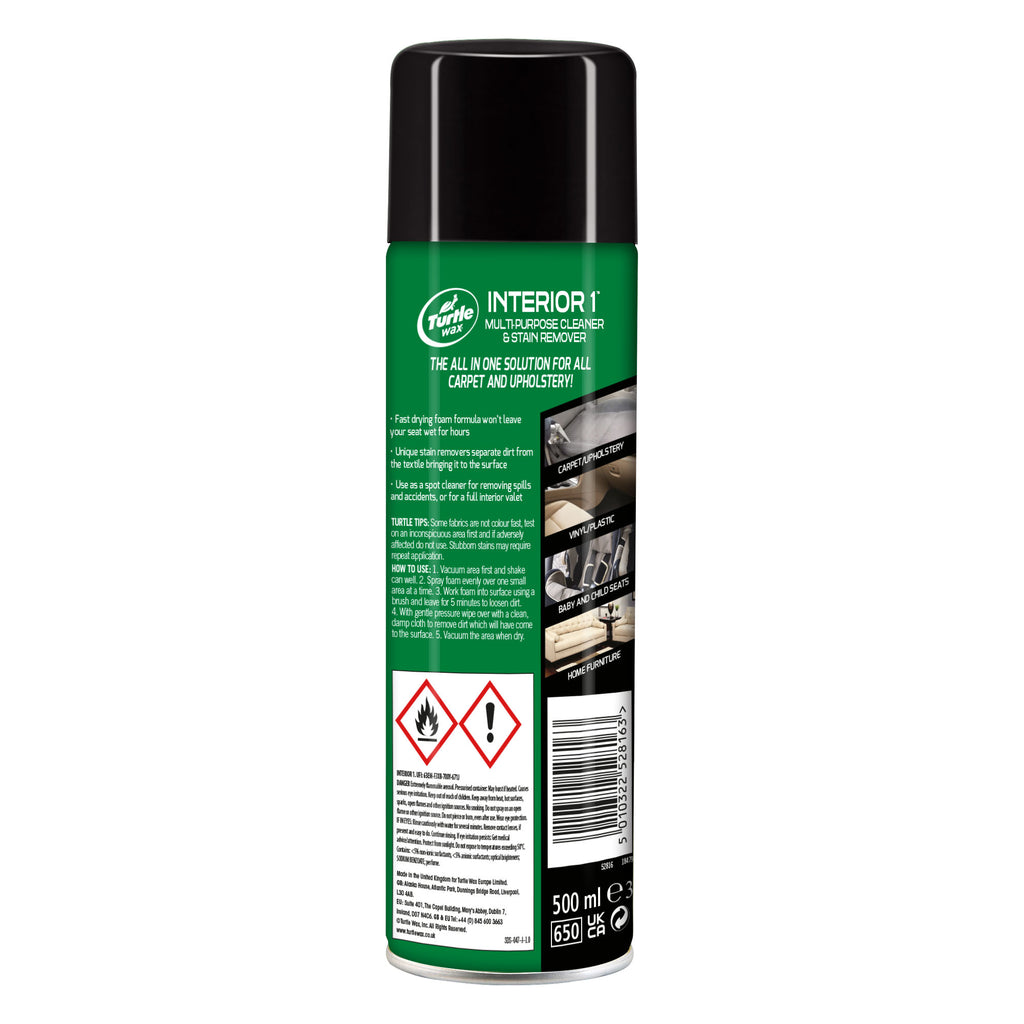 Multi-Purpose Interior Cleaner Turtle Wax Interior 1, 400ml