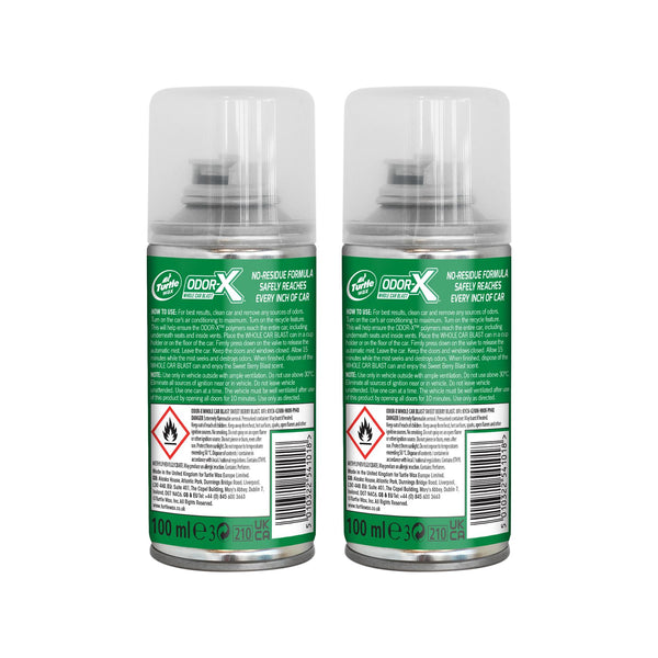 Odor-X Whole Car Blast Sweet Berry 2X 100ML