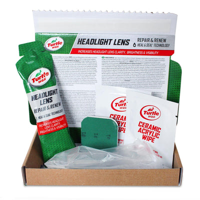 Turtlewax Headlight Lens Restorer Kit : Dramatically Restores Dull