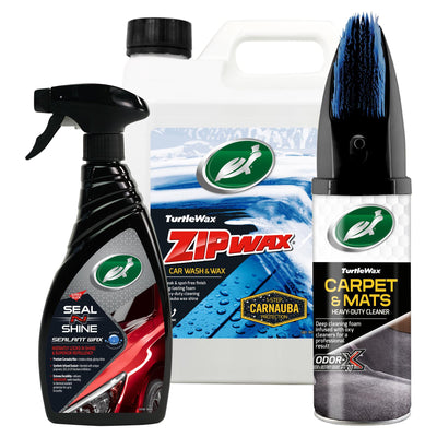 New Car Detailing Kit - Preserves & Protects Interior Exterior Surfaces